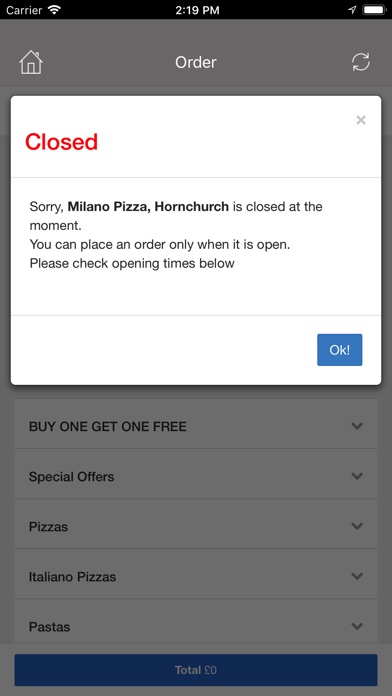 Milano Pizza, Hornchurch screenshot 2