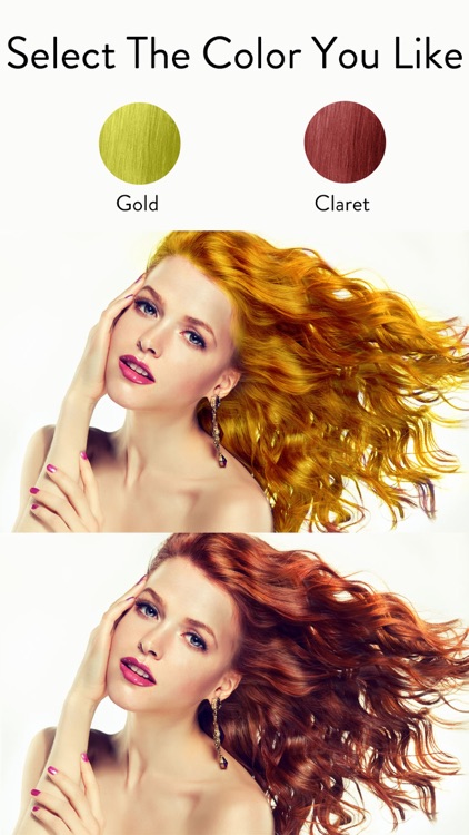 Hair Color Dye - Switch Hairstyle, Face Pic Makeup