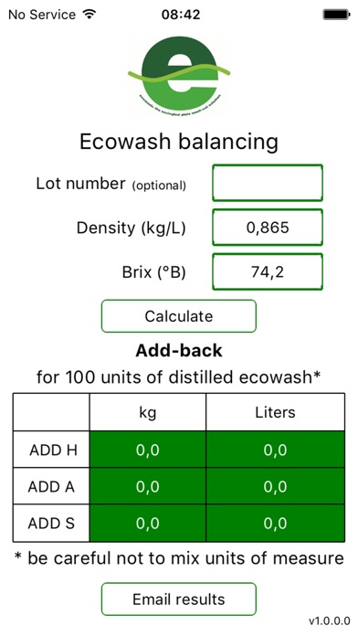ECOWASH Balancing Kit screenshot 2