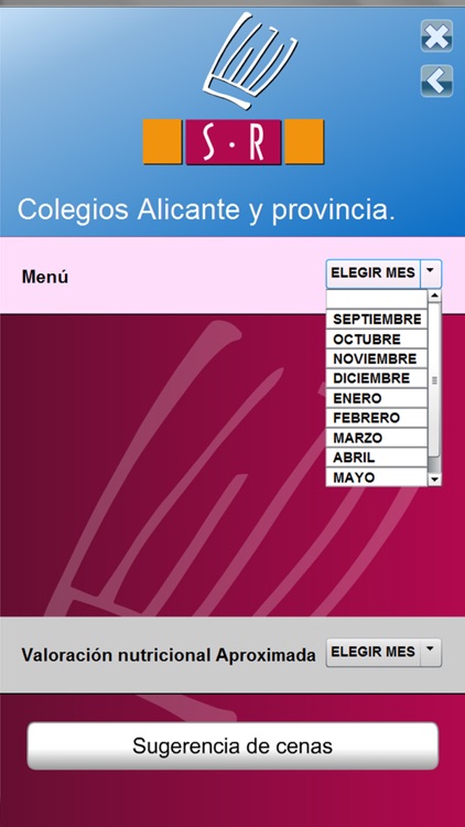 SERINCO MENUS