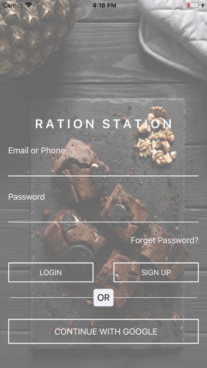 Ration Station