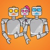 Robot Family Stickers