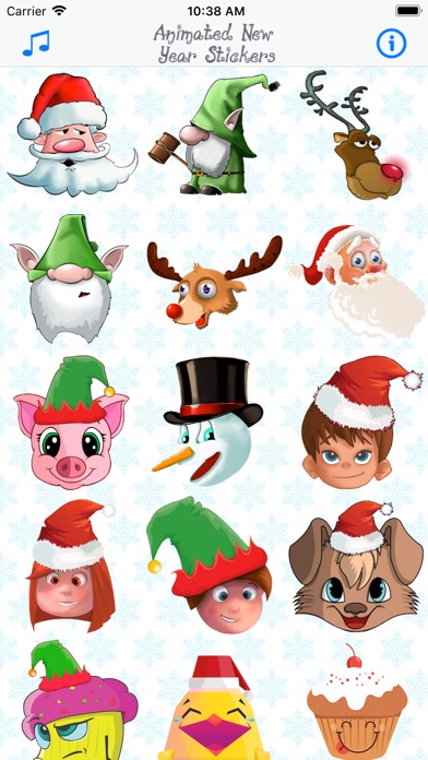 Animated New Year Stickers screenshot 2