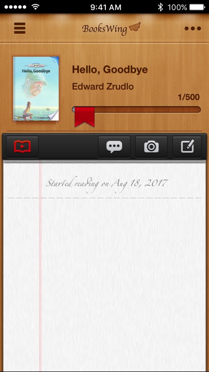 BooksWing Lite - Book and Reading Tracker Log