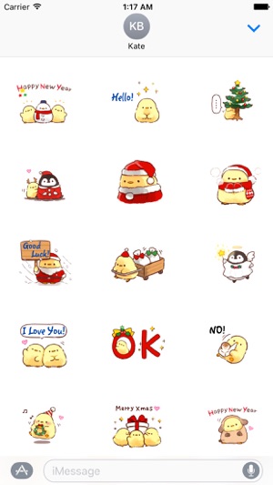 Cute Chick in Winter Sticker(圖1)-速報App