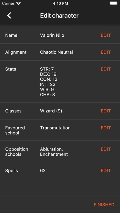 Spell Tracker for Pathfinder screenshot-4