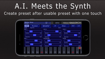 Kauldron Synthesizer screenshot 2