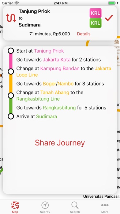 Jakarta LRT, MRT & Commuter screenshot 2