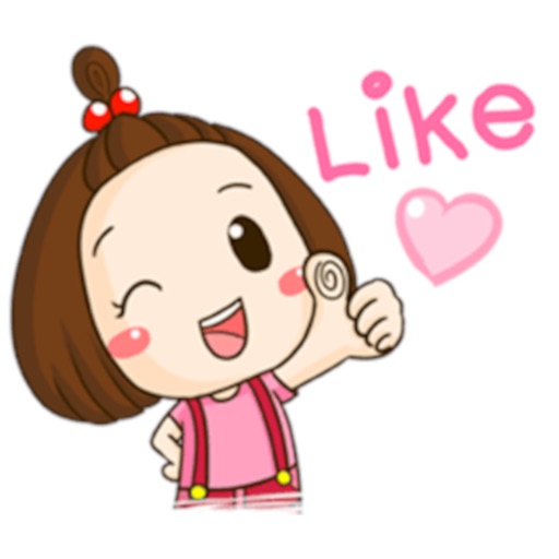 Nana - Little Girl Sticker iOS App