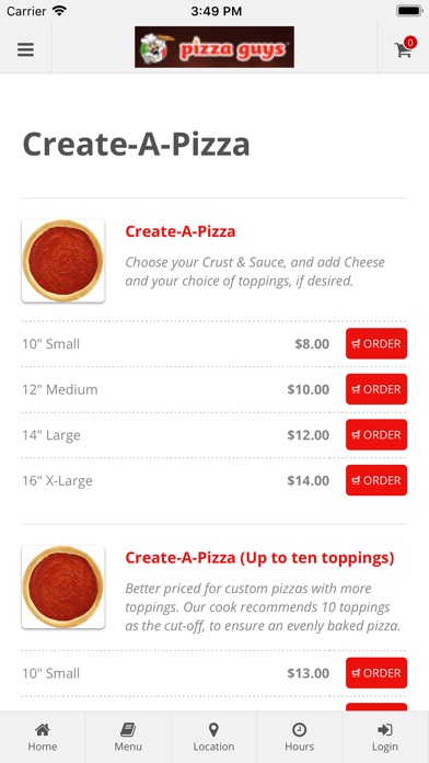 Pizza Guys Vancouver screenshot 2