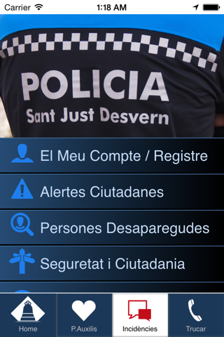 Seguridad Ciudadana - Sant Just screenshot 2