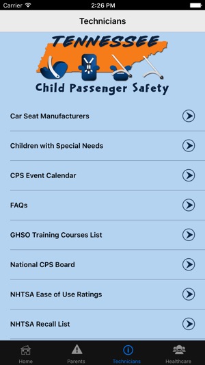 Tennessee Child Passenger Safety(圖3)-速報App