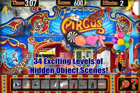 Hidden Object Carnival Circus screenshot 2