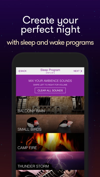 Alarm Clock Sleep Sounds Free: Guided Meditation for Relaxation Cycle, Hypnosis and insomnia screenshot