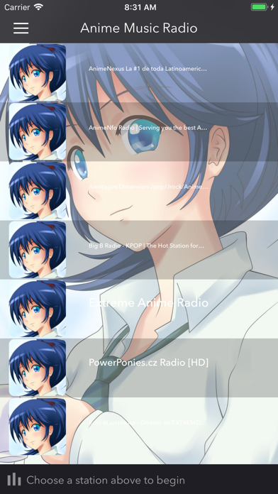 Anime Music Radio Screenshot 1