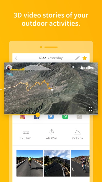 Relive: Your Outdoor 3D Videos screenshot-0