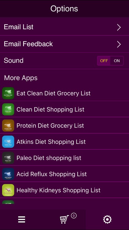 HCG Diet Shopping grocery List screenshot-4