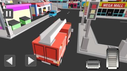 Blocky Fire Truck & Ambulance screenshot 3