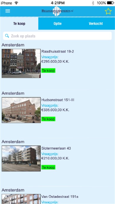 Beleggingspanden.nl screenshot 2