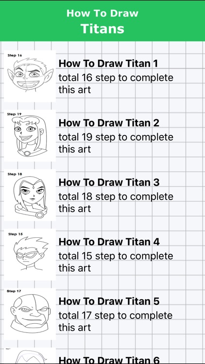 Draw Titans - Step by step