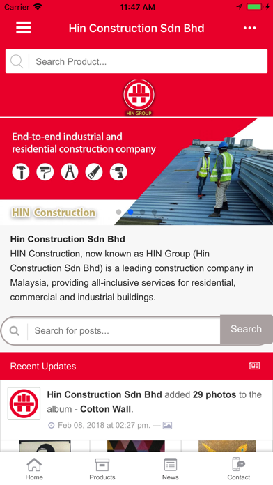 HIN Construction Sdn Bhd screenshot 2