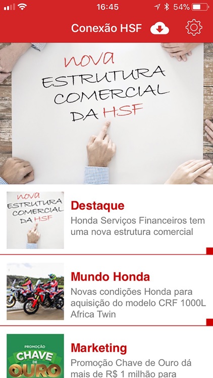 Conexão HSF