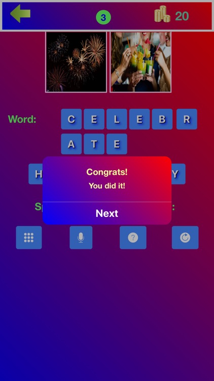 2 Pics 1 Association Word Game screenshot-3