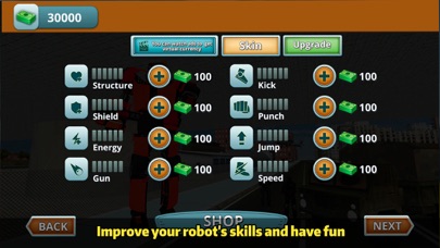 Robot Muscle - Car Strike screenshot 4