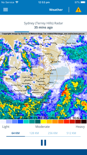 Bom Weather Chart