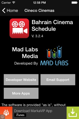 Bahrain Cinema Schedule screenshot 4