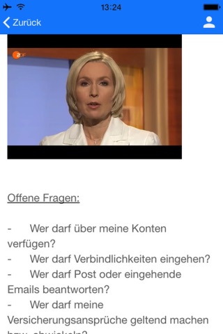 Patientenverfügung screenshot 2