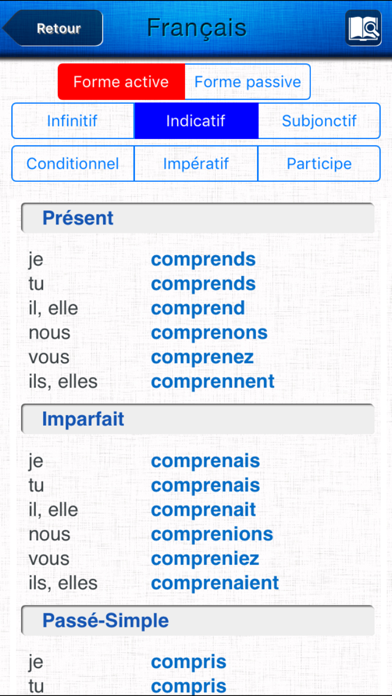 Dictionnaire de français screenshot1