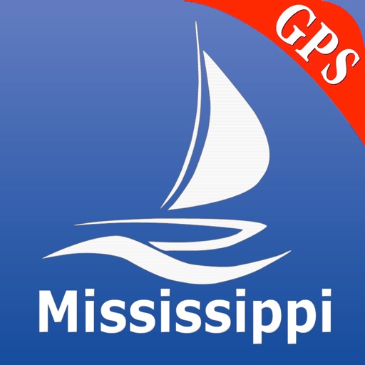 Mississippi GPS Nautical Chart