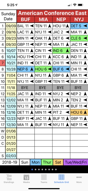 Pro Football Schedule(圖6)-速報App