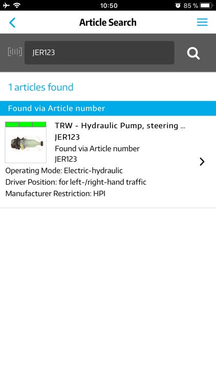 ZF Part Finder