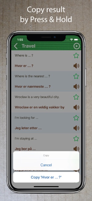 Learn Norwegian Phrasebook Pro(圖3)-速報App