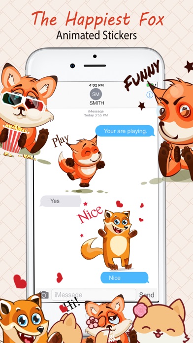 Cute Fox Stickers screenshot 4