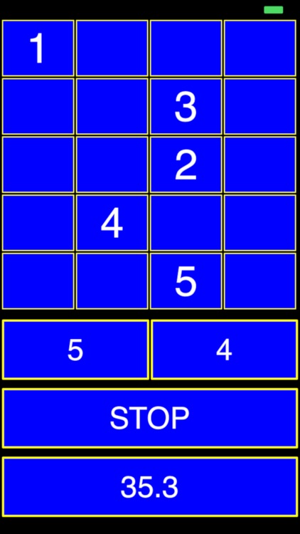 Memorize Numbers of Matrix