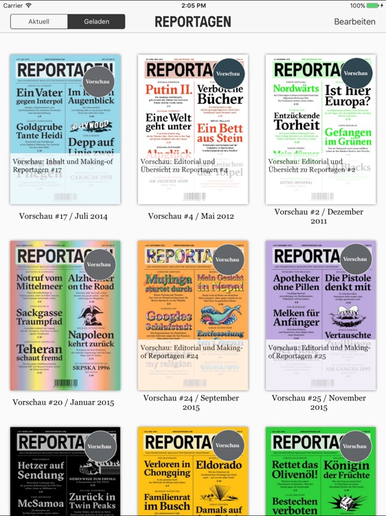 REPORTAGEN: Das Magazin