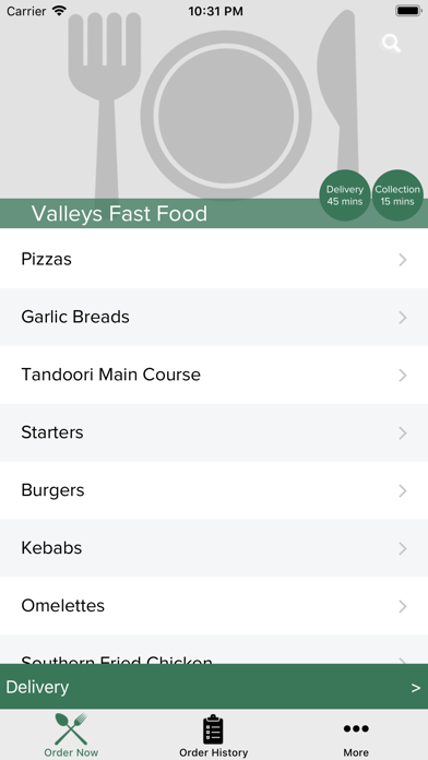 Valleys Fast Food Lichfield screenshot 2