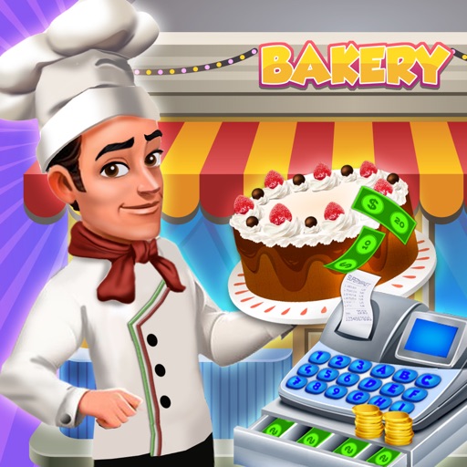Sweet Bakery Cake Shop Cashier