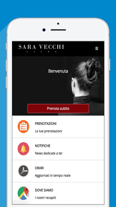 Sara Vecchi Salon screenshot 2