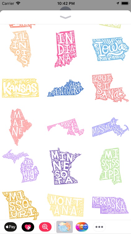 50 States Stickers