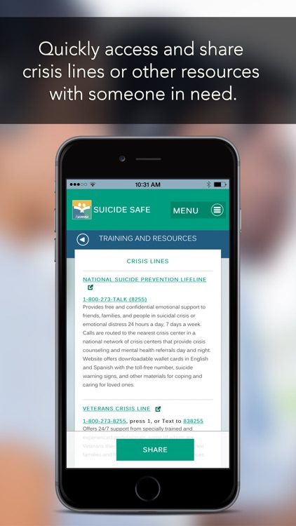 Suicide Safe by SAMHSA screenshot-3