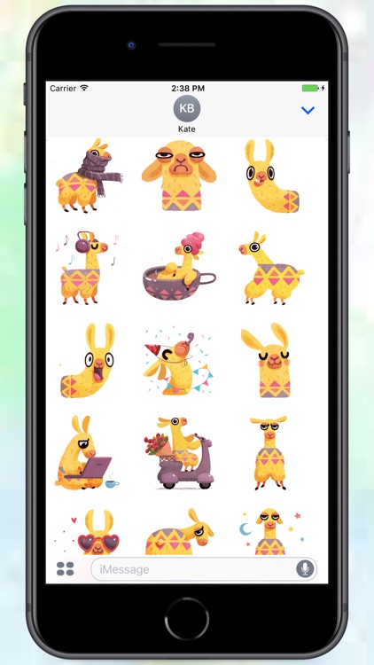 Llama Drama Pajama! Stickers