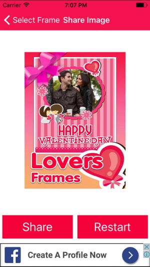 Valentine Day Photo Frame Creator(圖4)-速報App