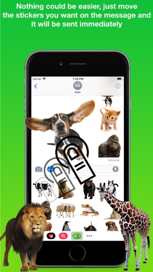 AnimalMoji Stickers(圖2)-速報App