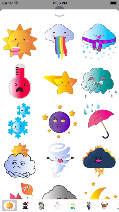 Weather (4 seasons) Stickers screenshot 2