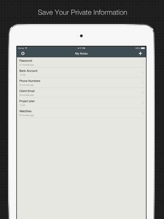 Screenshot #5 pour Private Note: hide secret text