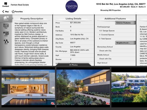 Fenton LA Real Estate for iPad screenshot 4